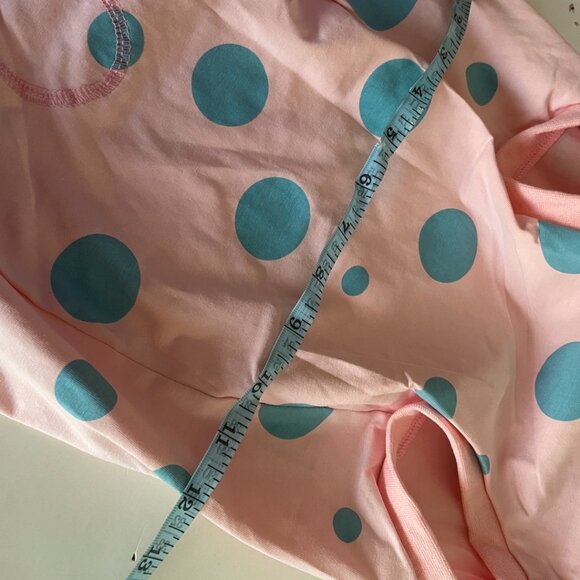 Pink Polka Dot Dog Pajama Onesie - Picture 5 of 9
